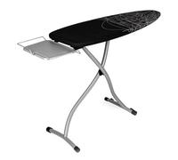 Table à Repasser Grande et Professionnelle | 130x47 cm | Pliable et Robuste | Hauteur Réglable avec Roulettes | Surface XXL Large | Stable | Idéale pour Centrales Vapeur | Fabriquée en Europe