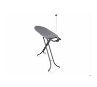 Leifheit Table à Repasser Air Board M Black, Table à Repasser Pliable Noire | Planche à repasser 120 x 38 cm, jusqu'à 98 cm, housse Thermo-Reflect, repose-fer, guide-fil, légère, adaptée fer vapeur