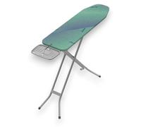 Table à repasser multifonctionnelle réglable avec arceau réversible et housse en coton, structure en acier, 143 cm