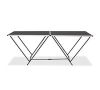 Table à tapisser pliable en MDF et aluminium - Dimensions : 200 x 60 x 78 cm - Pliable et peu encombrant - Cadre stable - Convient comme table d'appoint, table de jardin, table de camping, table de