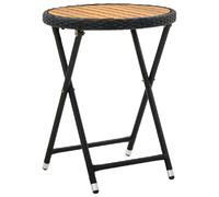 Table à thé vidaXL - Noir Ø60x75 cm