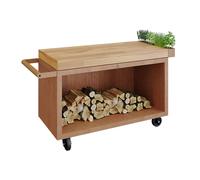 Table Acier Corten Pro 135 - Teck - OFYR