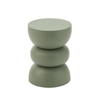 Table aluminium vert h.43.5cm