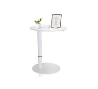 Table assis-debout STAND III 65 x 50 cm ovale blanc