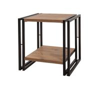 Table auxiliaire moderne bois et noir Cosmo Latus