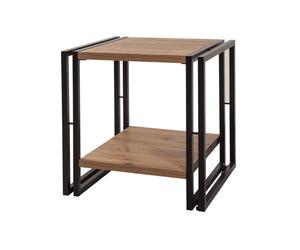 Table auxiliaire moderne bois et noir Cosmo Latus