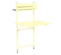 Table balcon pliable Bistro 57x77cm WxHxD 77x120x62.5cm