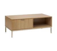 Table basse 1 tiroir en bois TASSO - Marron