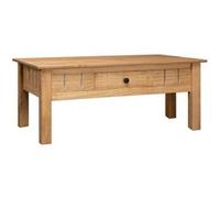 Table basse 100x60x45 cm Pin massif Assortiment Panama couleur naturelle du bois G