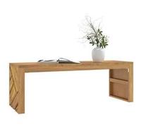 Table basse 110x35x38 cm bois massif de teck Bois G