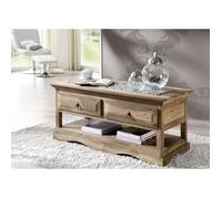 Table basse 110x50cm - Bois massif de palissandre huilé - Style Colonial/Ethnique - LEEDS #44