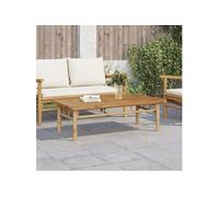 vidaXL Table basse 110x55x35 cm Bambou Marron G