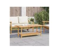 vidaXL Table Basse 110x55x45 cm Bambou