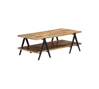 vidaXL Table basse 248094 Bois de manguier massif 115x60x40 cm Brun