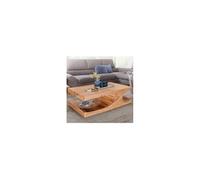 Table basse 118x70x38 cm en acacia massif naturel