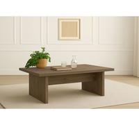 Table basse 120 cm LOANA effet bois marron foncé BOBOCHIC Marron foncé