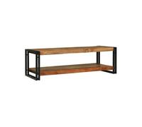 Table basse 120x50x38 cm en bois massif d acacia