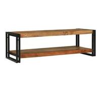 Table basse 120x50x38 cm en bois massif d acacia Bois