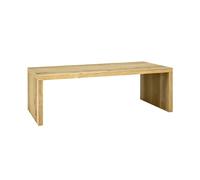 Table basse 120x60x40 cm décor chêne - JULAN