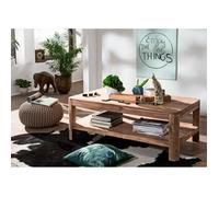 Table basse 120x70cm - Bois massif de palissandre teinté (Smoked cherry) - TORONTO #105