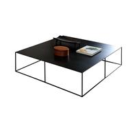 Table basse 124x124cm Slim Irony WxHxD 124x34x124cm/epoxy-lacquered