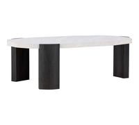 Table basse 125 x 71 cm Kres gris, marron.