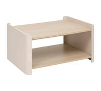 Table basse 2 étagères ROUNDY - Beige