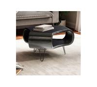 WOHNLING Table Basse Café de Salon Canapé 60 cm Bois Massif Organique Rangement