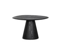 Table basse Ø70 cm bois de manguier noir Posture