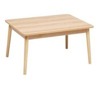 5five Table basse Abana rectangulaire bois clair 78 x 58 cm