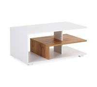 Table basse 90x50 cm de salon rangement en bois