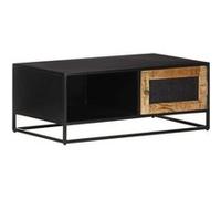 vidaXL Table basse Manguier brut