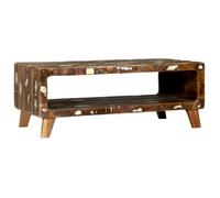 Table Basse 90x50x35 cm Bois de Récup Solide