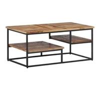 Vidaxl Table Basse 90x50x39 Cm Teck De Récupération Massif