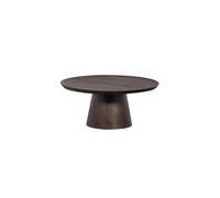 COFFEE A GOGO - Table de salon en noyer D 90 Marron foncé