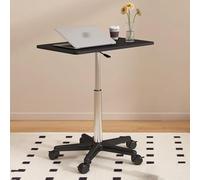 Table basse à plateau relevable, bureau roulant à hauteur réglable avec roulettes, table de chevet mobile, bureau pour ordinateur portable pour la maison, le bureau et l'hôpital A