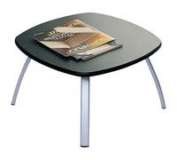 Table basse Ainhoa anthracite piètement alu