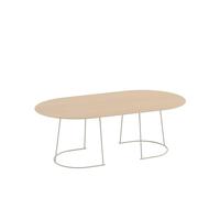 Muuto Table basse Airy. grand Placage chêne laqué - off white