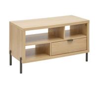 Table basse Alvo rectangulaire 39,5x92,5cm beige - 5five