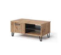 Vicco Table Basse Amber, Chêne Wotan, 90x50cm