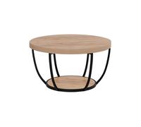 Table basse Arvina, 80x80cm, Chêne de force doré, Vicco 56648