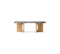 Audo Copenhagen Table basse Androgyne 45x120 cm Grey galaxy-chêne non traité