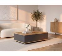 Table basse FR14-AA Pin Atlantique anthracite 90 x 60 x h28,6