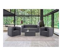 Table Basse Avec Rangement - Terracotta - Gris Foncé - Rectangulaire - Pliable - Contemporain Multicolore