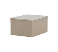 - Table basse beige Lenox 80 x 60 x 40 cm