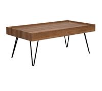 Table basse - BELIANI - WELTON - Marron - MDF - Rectangulaire - Salon