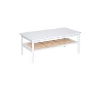 Atmosphera - Table Basse Cabras 110x60cm Blanc