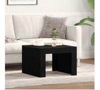 Table basse carrée 50 x 50 x 35 cm Chêne noir - Bois d'ingénierie, contemporain, VIDAXL