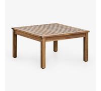 Table basse carrée 65x65 cm en bois d'acacia Branson Brun Acacia