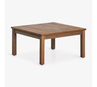 Table basse carrée 65x65 cm en bois d'acacia Branson Brun Acacia foncé